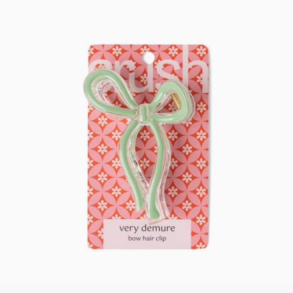 Very Demure Bow Hair Clip