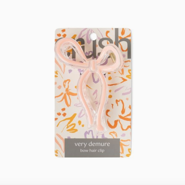 Very Demure Bow Hair Clip