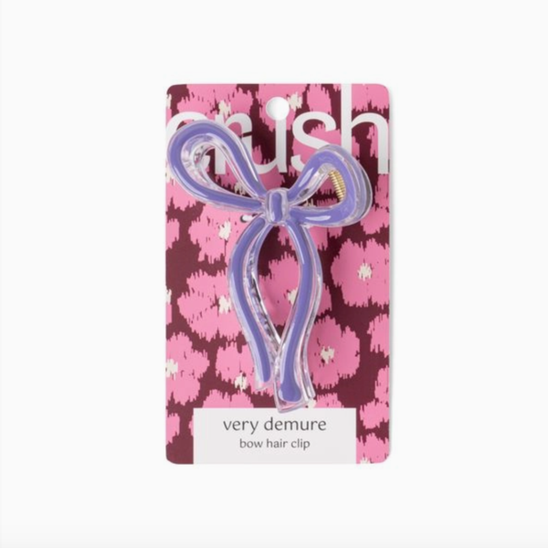 Very Demure Bow Hair Clip