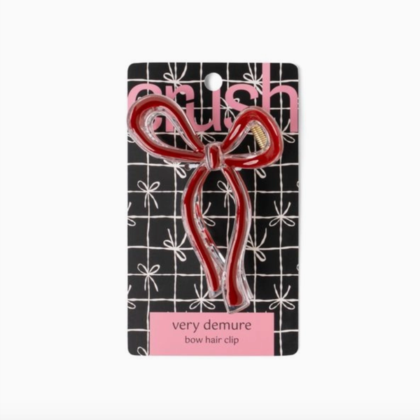 Very Demure Bow Hair Clip