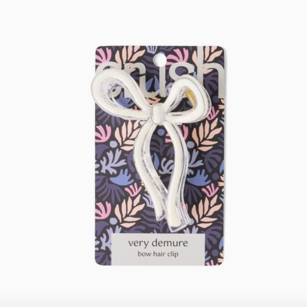 Very Demure Bow Hair Clip