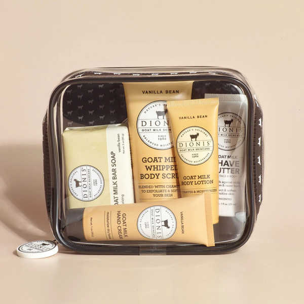 Dionis Vanilla Bean Goat Milk Travel Kit