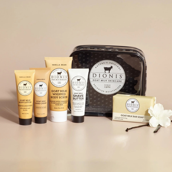 Dionis Vanilla Bean Goat Milk Travel Kit