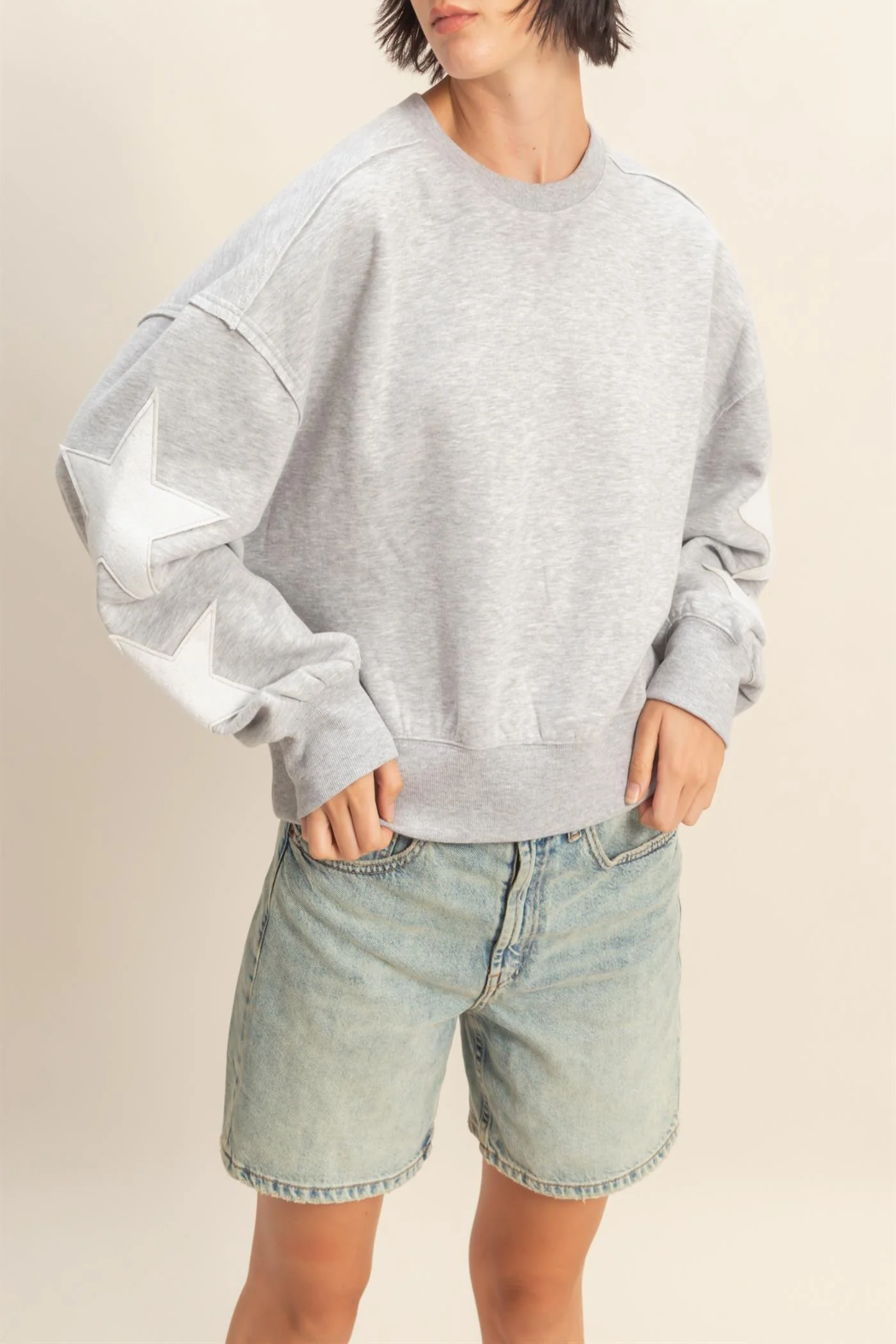 Starstruck Star Patch Sweatshirt