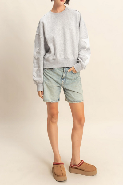 Starstruck Star Patch Sweatshirt