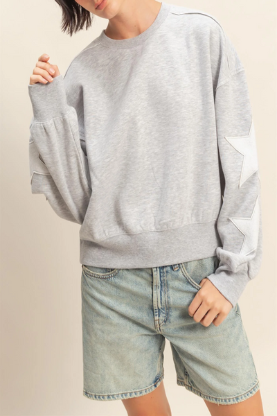 Starstruck Star Patch Sweatshirt