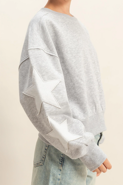 Starstruck Star Patch Sweatshirt