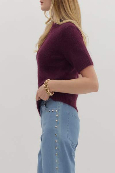 Collecting Memories Fuzzy Sweater Top