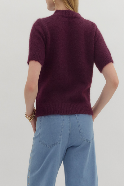 Collecting Memories Fuzzy Sweater Top