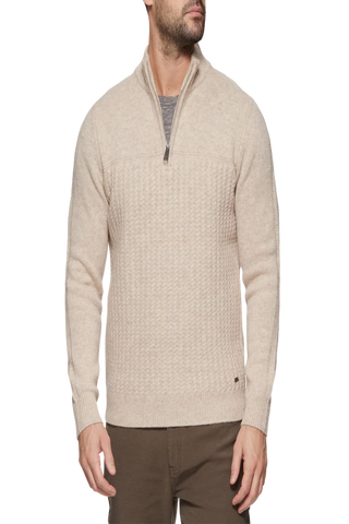 Flag & Anthem Woodland 1/4 Zip Cable Knit Sweater