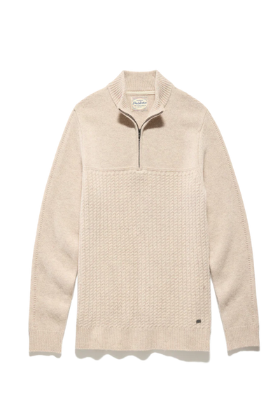 Flag & Anthem Woodland 1/4 Zip Cable Knit Sweater