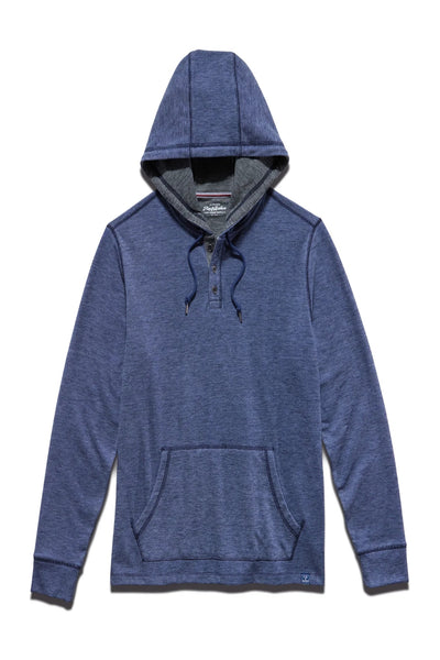 Hero Textured Stretch Hooded Henley