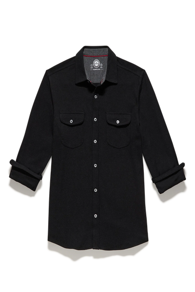 Flag & Anthem Hero Solid Twill Knit Flannel Shirt