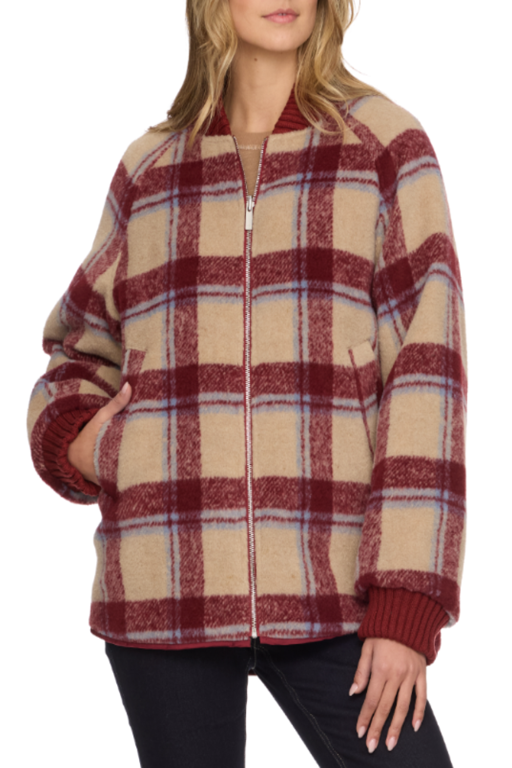 Flag & Anthem Anniston Reversible Quilted Bomber Jacket