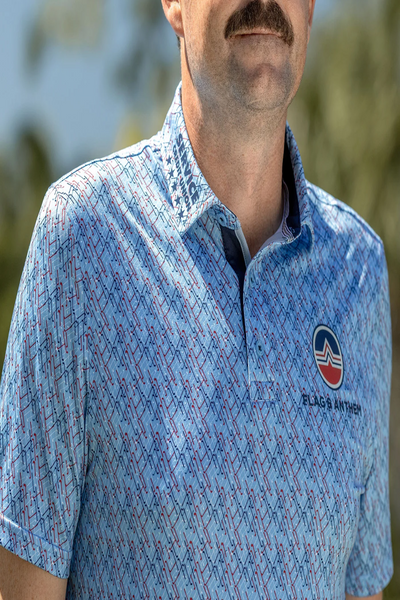 Dixon Golf Club Print Performance Polo