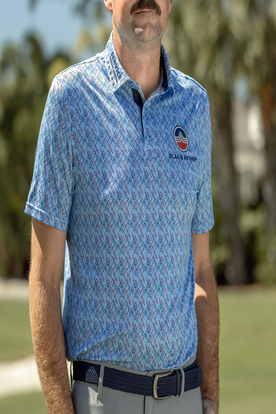 Dixon Golf Club Print Performance Polo