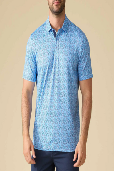 Dixon Golf Club Print Performance Polo