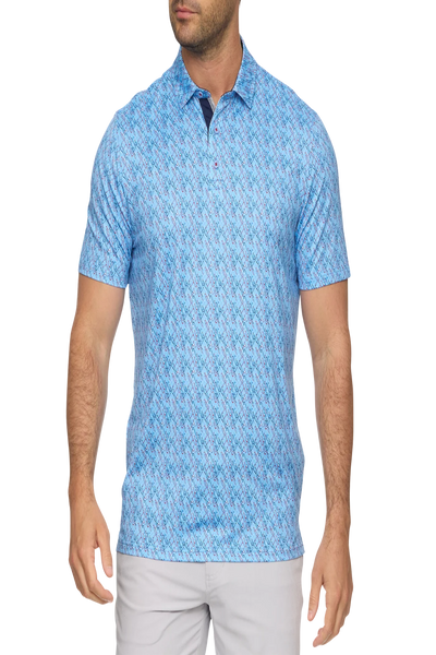 Dixon Golf Club Print Performance Polo