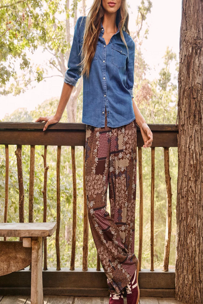Jemison Printed Pull On Pant