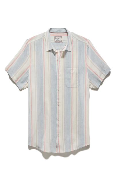 Brent Stripe Linen Blend Shirt