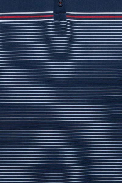 Lynbrook Blocked Stripe Performance Polo