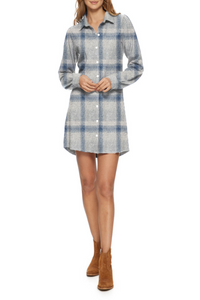 Flag & Anthem Lynden Knit Flannel Dress