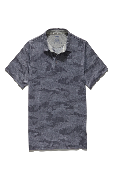 Destin Camo Dot Performance Polo