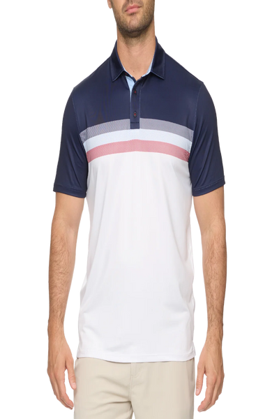 Coronado Chest Stripe Performance Polo