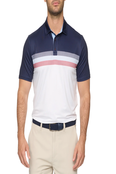 Coronado Chest Stripe Performance Polo