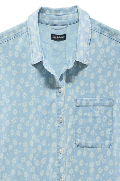 Siena Bleach Print Dolman Shirt