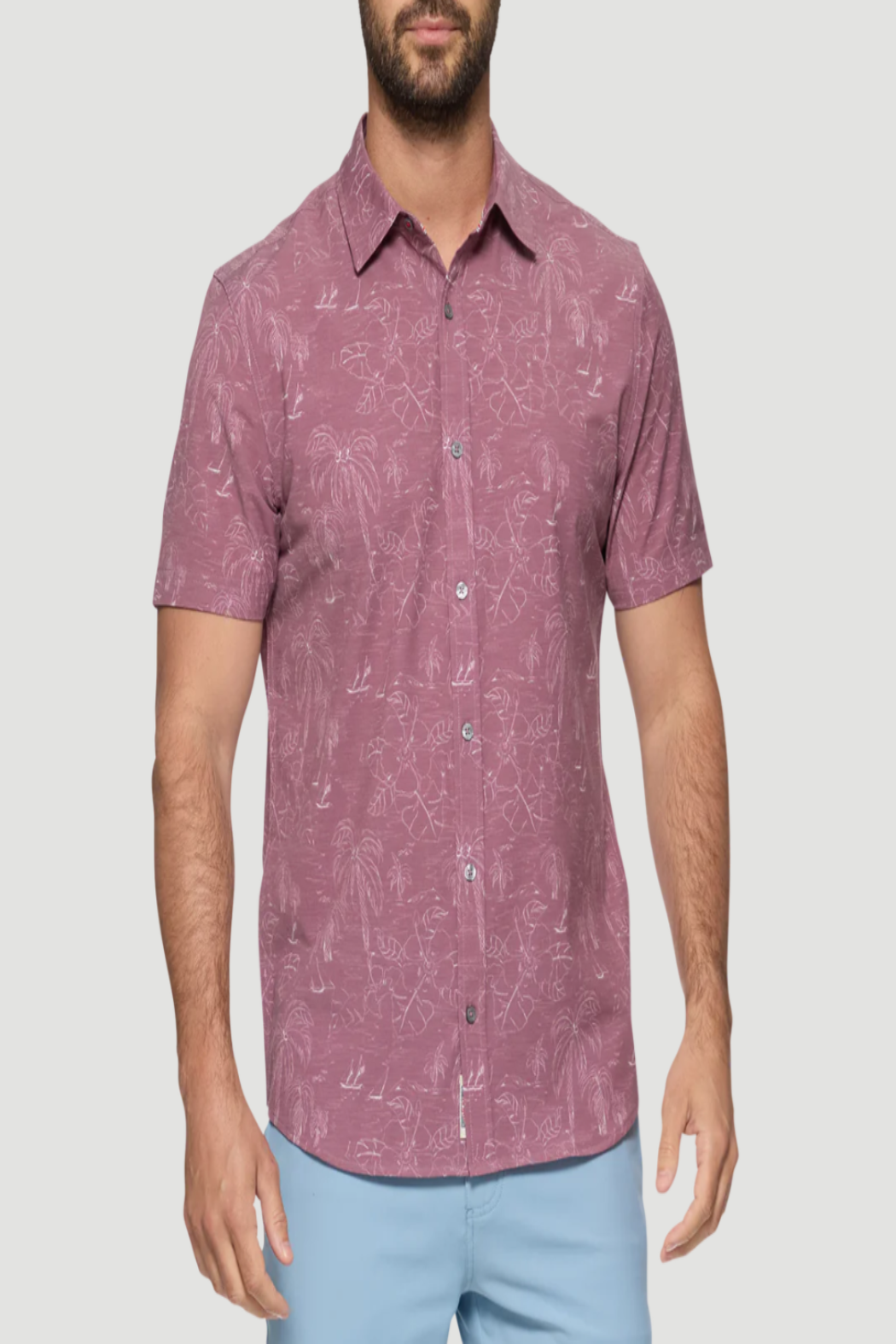 Richfield UPF Performance Tropical Print Shirt