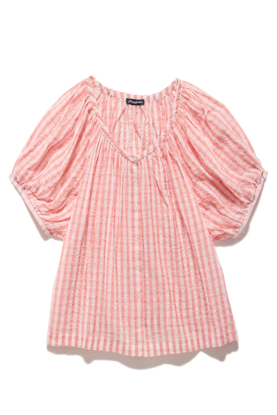 Carolina Pucker Peasant Blouse