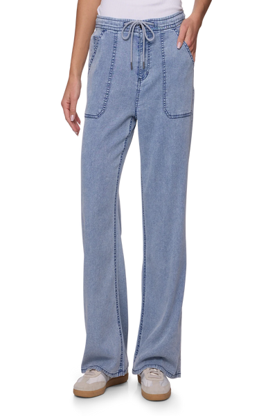 Bluffton Wide Leg Pull On Pant