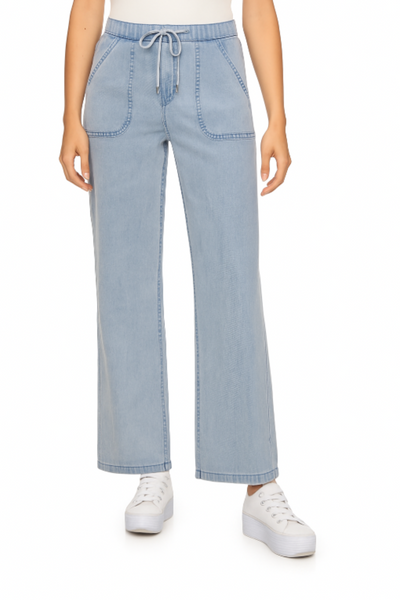 Bluffton Wide Leg Pull On Pant