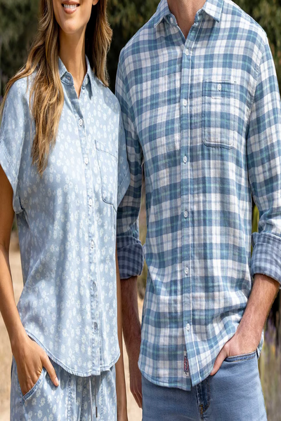 Siena Bleach Print Dolman Shirt