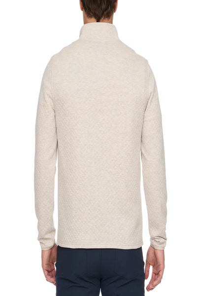 Bradner Super Soft Quilted 1/4 Zip Mock Neck