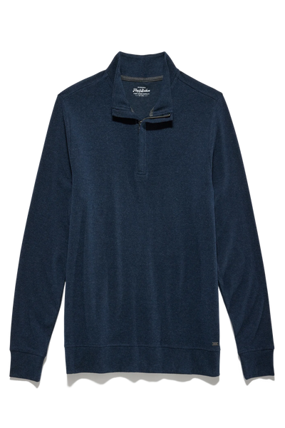 Hero Solid Twill 1/4 Zip Mock Neck