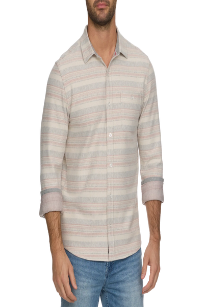 Luverne Striped Hero Knit Flannel