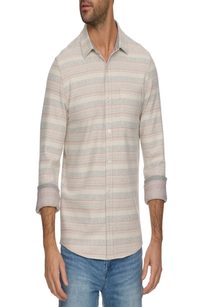 Luverne Striped Hero Knit Flannel