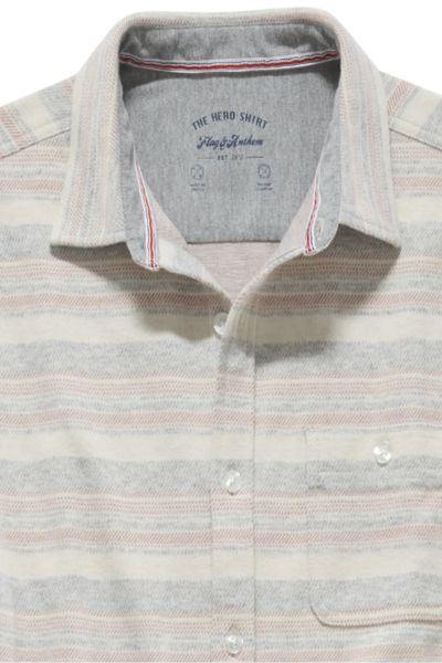 Luverne Striped Hero Knit Flannel