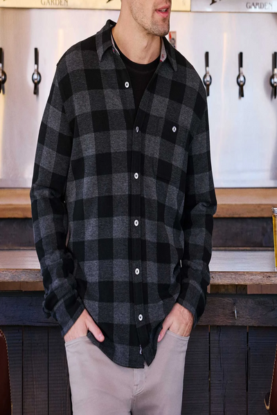 Thatcher Hero Knit Flannel Shirt