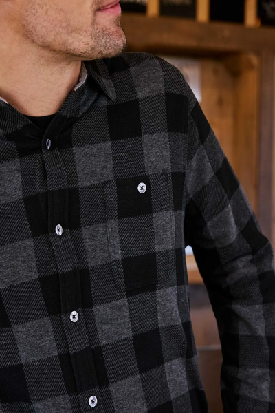 Thatcher Hero Knit Flannel Shirt