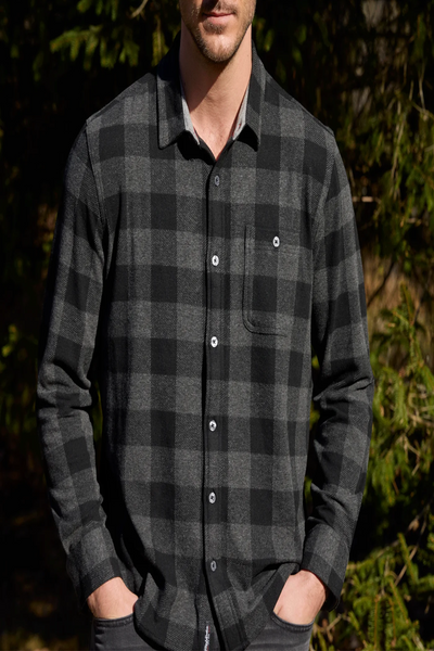 Thatcher Hero Knit Flannel Shirt
