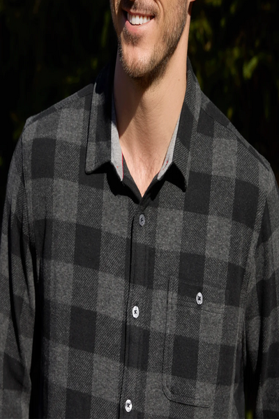 Thatcher Hero Knit Flannel Shirt
