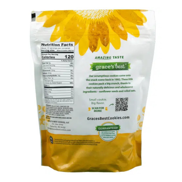 Sunflower Seed Cookies 12oz Bag