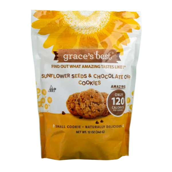 Sunflower Seed and Chocolate Chip Cookies 12oz Bag