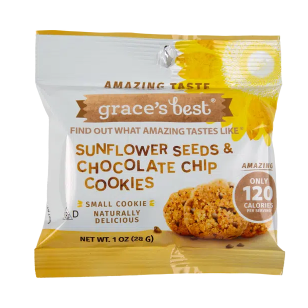 Sunflower Seed and Chocolate Chip Cookies 1oz Bag