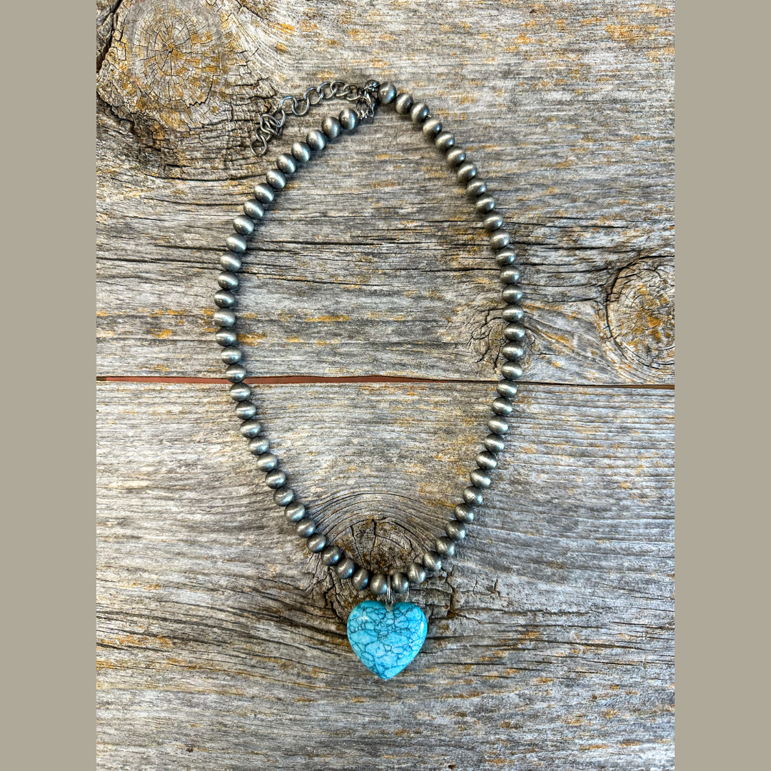 Stone Heart Necklace
