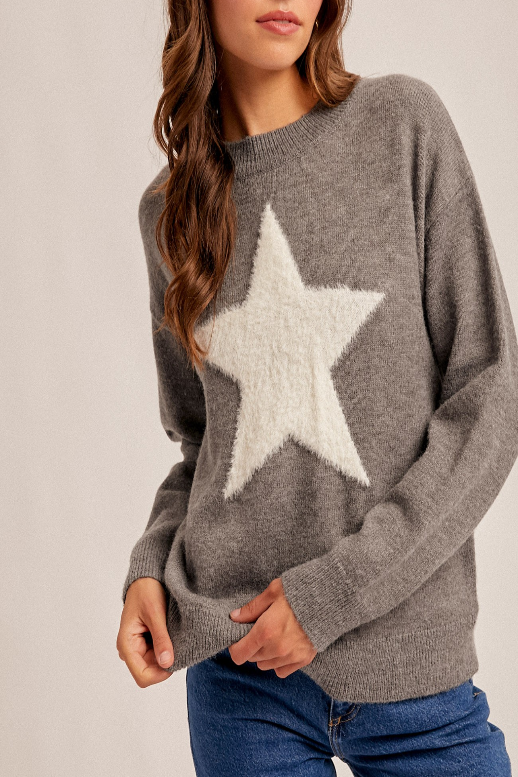 Star Struck Star Pattern Sweater