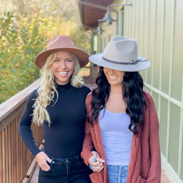 C.C Hitch Knot Trim Vegan Fabric Panama Hat